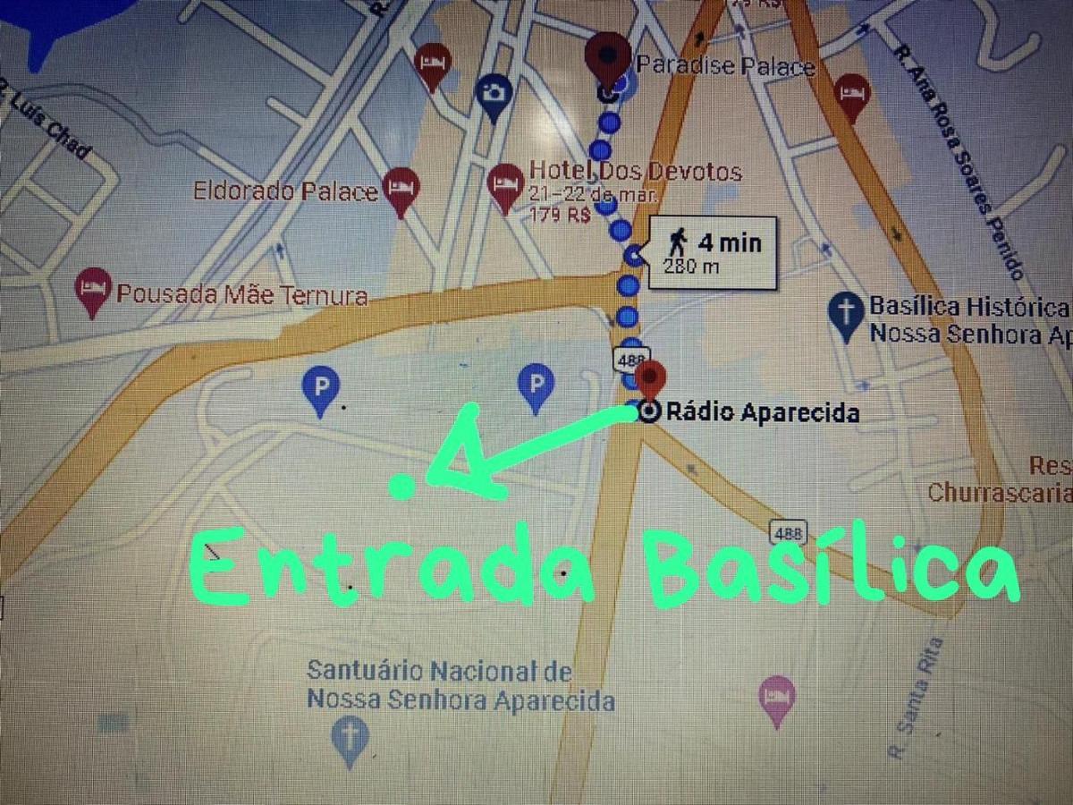 Paradise Palace Hotel Aparecida  Eksteriør bilde